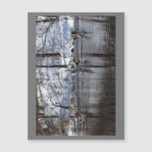 Gänse, die vom Wasser abheben Magnetkarte (Vorderseite)