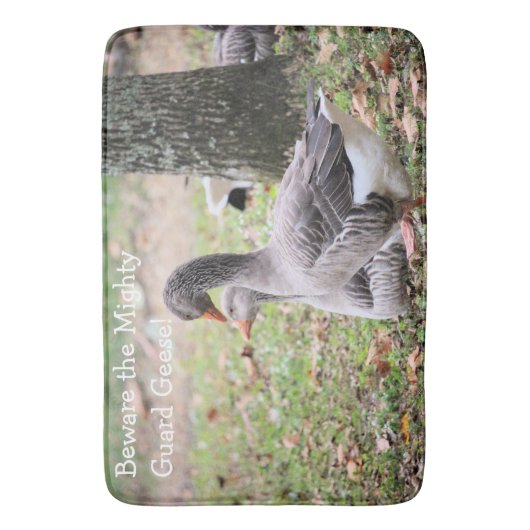 Gänse Doormat Badematte (Vorderseite Vertikal)