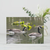 Gänse Einladung (Stehend Vorderseite)