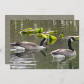 Gänse Einladung (Vorne/Hinten)