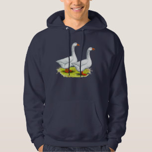 Gänse: Embden Paare Hoodie