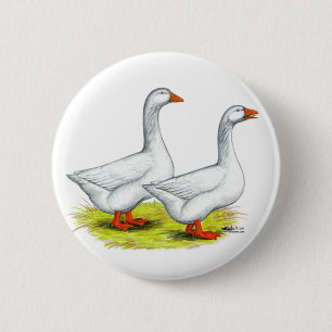 Gänse: Embden Pair Button
