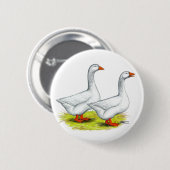Gänse: Embden Pair Button (Vorne & Hinten)