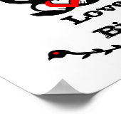 Gänse Familie Albern Gänse Love Birds Poster (Ecke)