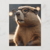 Gänse Feiertagspostkarte (Vorderseite)