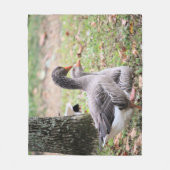 Gänse Fleecedecke (Vorderseite)