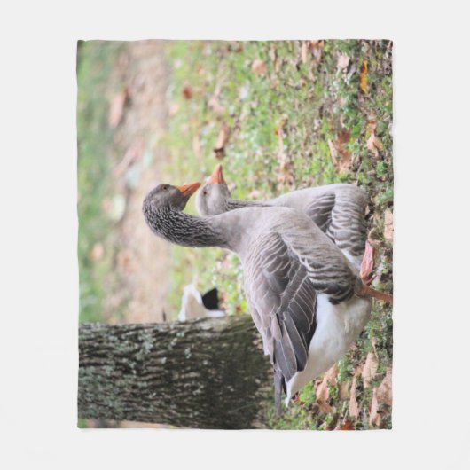 Gänse Fleecedecke (Vorderseite)