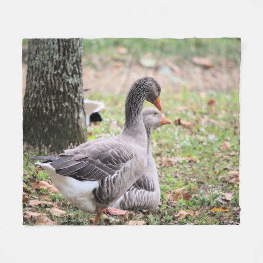 Gänse Fleecedecke (Vorderseite (Horizontal))