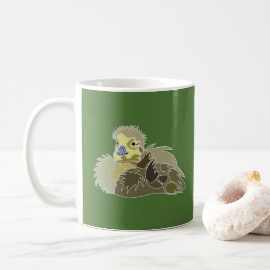 Gänse Gänling Baby Goose Kaffeetasse (Mit Donut)