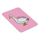Gänse, Gänse, Alberne Gänse Magnet (Rechte Seite)