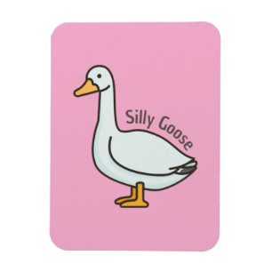 Gänse, Gänse, Alberne Gänse Magnet