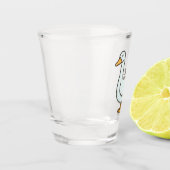 Gänse, Gänse, Alberne Gänse Schnapsglas (Links)