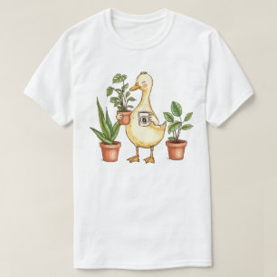 Gänse-Gärtnerei Pflanzen & Kaffee Verrückte Pflanz T-Shirt