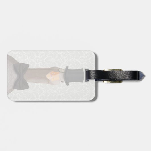 Gänse Gepäckanhänger (Rückseite horizontal)