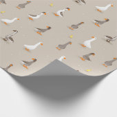 Gänse Geschenkpapier (Ecke)