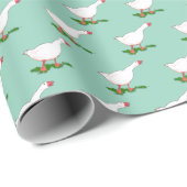 Gänse Geschenkpapier (Rolleneckpunkt)