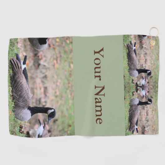 Gänse Golfhandtuch (Horizontal)