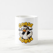 Gänse Got Ich Loose" - Gänse mit Brille Kaffeetasse (Mittel)