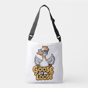 Gänse Got Me Loose T-Shirt - Funny Goose mit Brill Tragetaschen Mit Langen Trägern