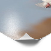 Gänse hoch am Himmel Fotodruck (Ecke)