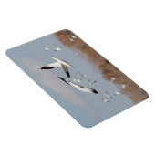 Gänse im Bosque-Himmel Magnet (Rechte Seite)