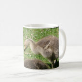 Gänse im Gras Kaffeetasse (VorderseiteRechts)