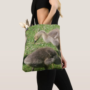 Gänse im Gras Tasche