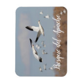 Gänse im Himmel der Bosque del Apache Magnet (Vertikal)