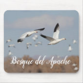 Gänse im Himmel der Bosque del Apache Mousepad (Vorne)
