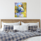 Gänse in Creek Claude Monet Kunst Leinwanddruck (Insitu (Schlafzimmer))