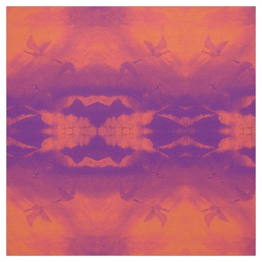 Gänse in Rot Stoff (Muster)