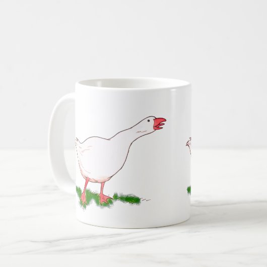 Gänse Kaffeetasse (Vorderseite Links)