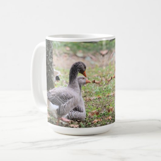 Gänse Kaffeetasse (Vorderseite Links)