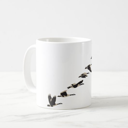 Gänse Kaffeetasse (Vorderseite Links)