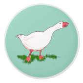 Gänse Keramikknauf (Vorderseite)