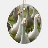 Gänse Keramikornament (Links)