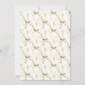 Gänse-Kinderzimmer-Rymnen Babydusche Einladung (Rückseite)