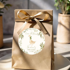 Gänse Kinderzimmer Rymnen Babydusche Gefallen Runder Aufkleber