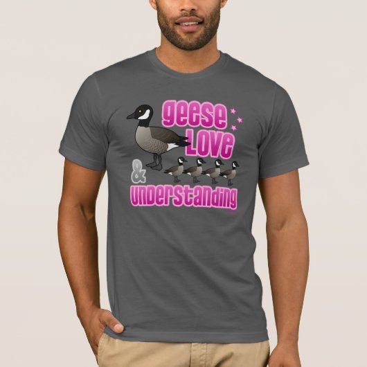 Gänse, Liebe und Verständnis T-Shirt (Vorderseite)