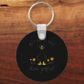 Gänse meine Flabbers wurden gezaubert lustige Männ Schlüsselanhänger (Vorderseite)