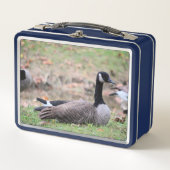 Gänse Metall Brotdose (Vorderseite)