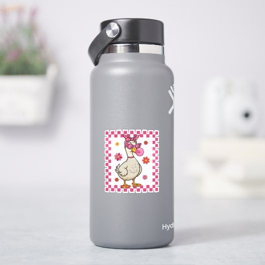 Gänse mit Sonnenbrille und Bubblegum Aufkleber (HydroFlask)