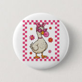 Gänse mit Sonnenbrille und Bubblegum Button (Vorderseite)