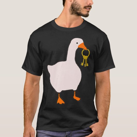 Gänse mit Tasten Video Game Premium T-Shirt (Vorderseite)