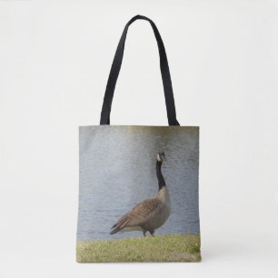 Gänse nach Teich Tasche