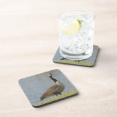 Gänse nach Teich Untersetzer Set (Rechte Seite)