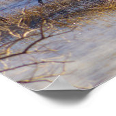 Gänse nehmen ein Break Poster (Ecke)