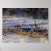 Gänse nehmen ein Break Poster (Vorne)