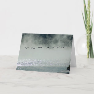 Gänse nehmen Flug-Karte Karte