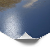 Gänse Perch am Teich Fotodruck (Ecke)